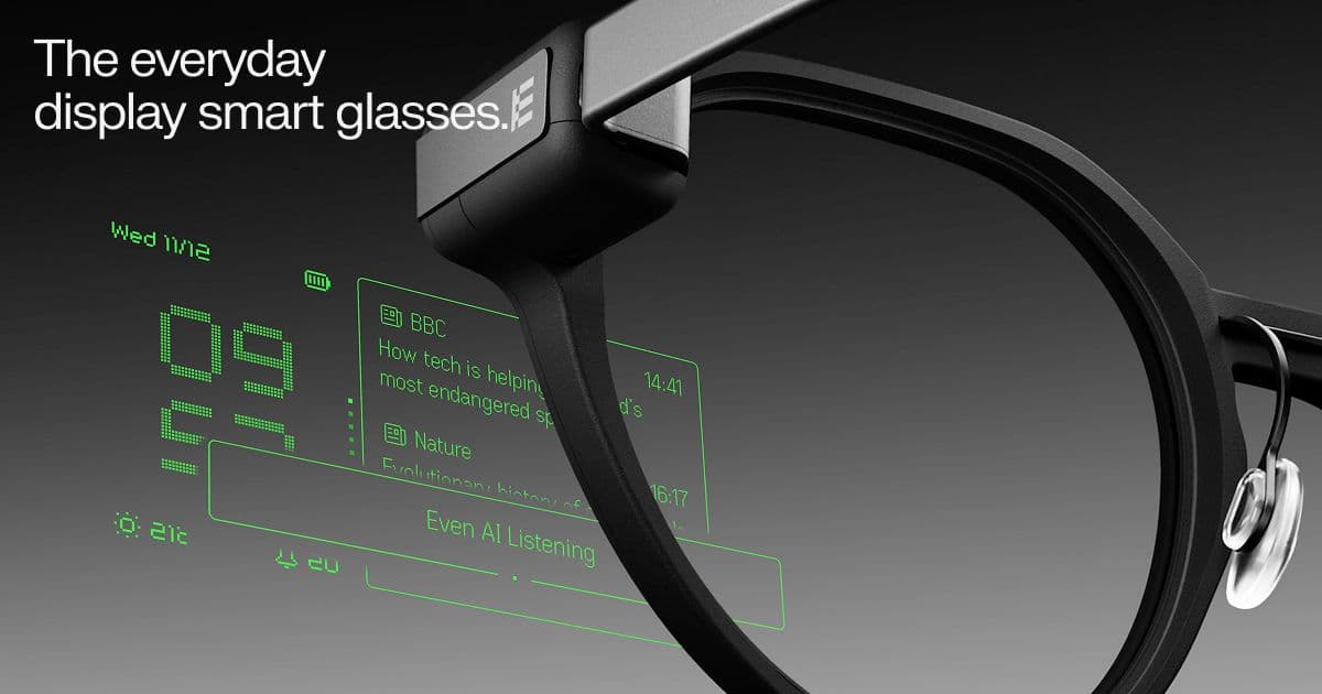 Even Realities G2 smart glasses product image from Even Realities